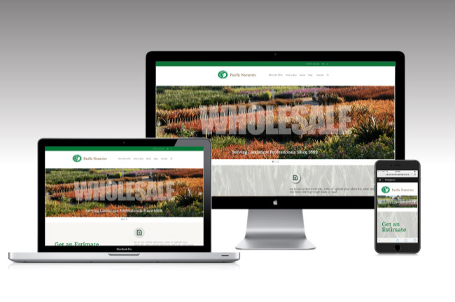 Pacific Nurseries Website | Designed + Produced by TeamworksCom