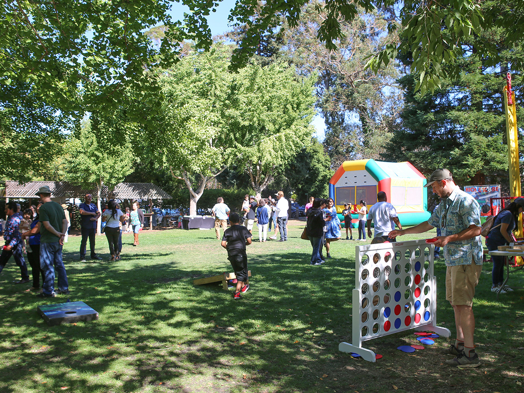 Kids + adults had a playground of fun for the afternoon | Pacific Nurseries 150 Anniversary